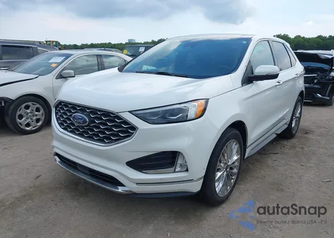 2021 Ford Edge Titanium from USA, damaged, VIN 2FMPK4K96MBA18546